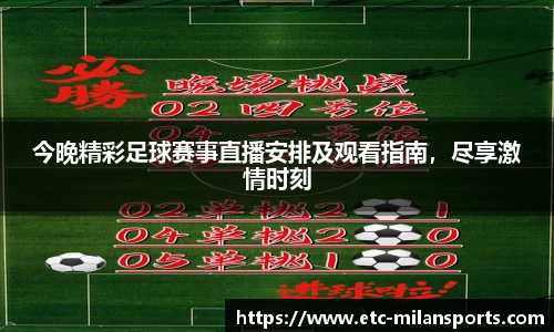 今晚精彩足球赛事直播安排及观看指南，尽享激情时刻
