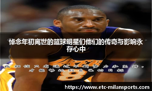 悼念年初离世的篮球明星们他们的传奇与影响永存心中